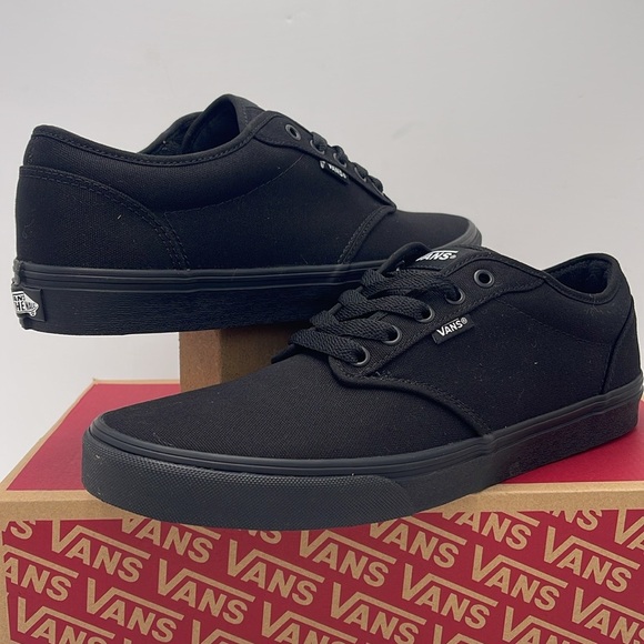 Vans WMNS Black Canvas Sneakers Atwood (Canvas) Black/Black
VN000TUY186 - Picture 13 of 16